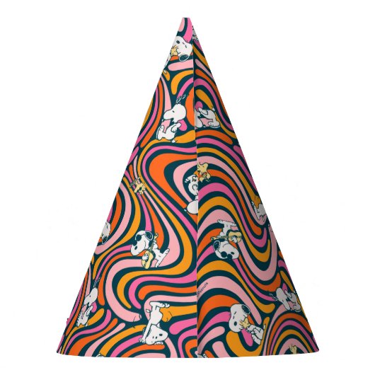 Chapeaux De Fètes Snoopy & Woodstock Vibes Super Motif violet (Dos)