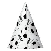 Chapeaux De Fètes Soccer Ball Football Nom personnalisé Anniversaire (Dos)