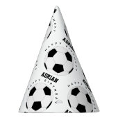 Chapeaux De Fètes Soccer Ball Football Nom personnalisé Anniversaire (Droite)