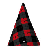 Chapeaux De Fètes Soirée de Black Red Plaid (Droite)
