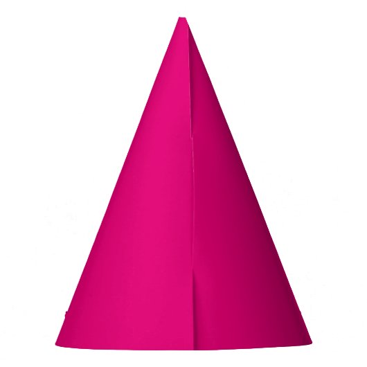 Chapeaux De Fètes Solid deep pink (Dos)