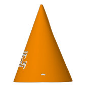 Chapeaux De Fètes Solid Princeton Orange Anniversaire (Droite)