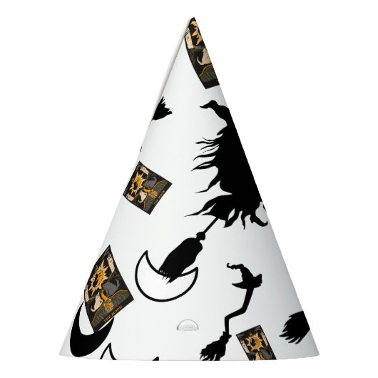 Chapeaux De Fètes sorcière assistant chatte lune bloomstick (Gauche)