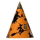 Chapeaux De Fètes sorcière assistant chatte lune bloomstick (Devant)