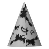 Chapeaux De Fètes Sorcière volante entre la moitié de la lune à Hall (Dos)