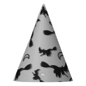 Chapeaux De Fètes Sorcière volante entre la moitié de la lune à Hall (Gauche)