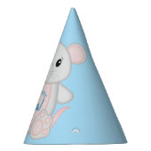 Chapeaux De Fètes Souris fête d'anniversaire bleu (Droite)