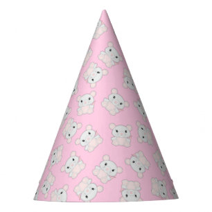Chapeaux De Fètes Souris fête d'anniversaire rose
