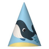 Chapeaux De Fètes Sous la baleine de mer anniversaire garçons (Devant)
