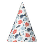 Chapeaux De Fètes Sous la mer Anniversaire (Gauche)