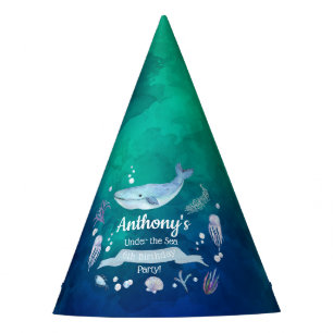 Chapeaux De Fètes Sous la mer Tout âge Anniversaire