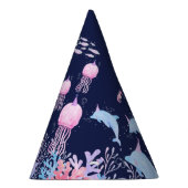 Chapeaux De Fètes Sous l'anniversaire des animaux de mer (Droite)