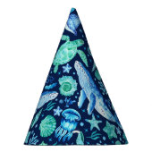 Chapeaux De Fètes Sous l'aquarelle Sea Party (Droite)