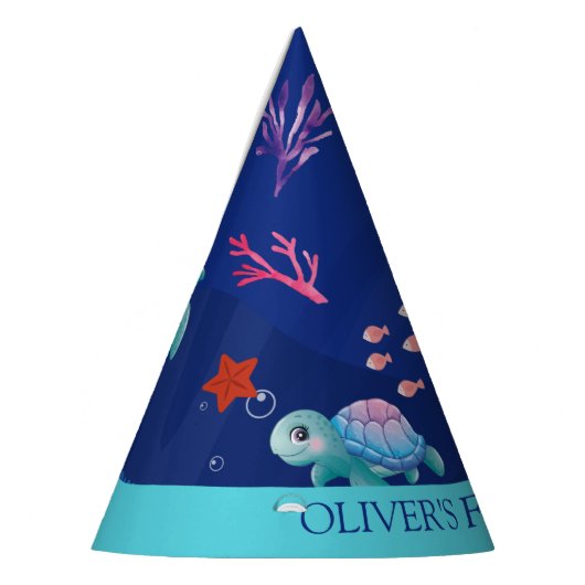 Chapeaux De Fètes Sous les créatures de la mer (Gauche)