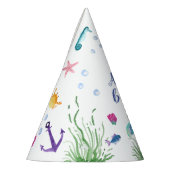 Chapeaux De Fètes Sous Nom personnalisé de la mer (Gauche)