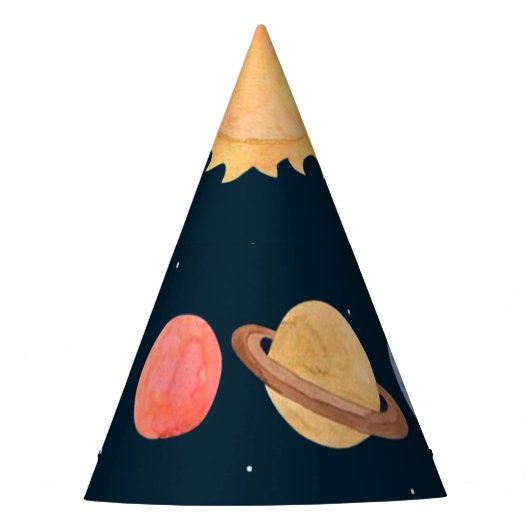 Chapeaux De Fètes Space Adventure : Planètes (Devant)