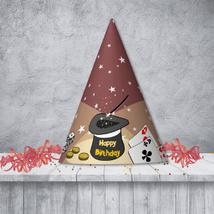 Chapeaux De Fètes Spectacle magique Anniversaire Fête Red Kids