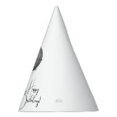 Chapeaux De Fètes Steampunk Design Machine volante noire et blanche (Droite)