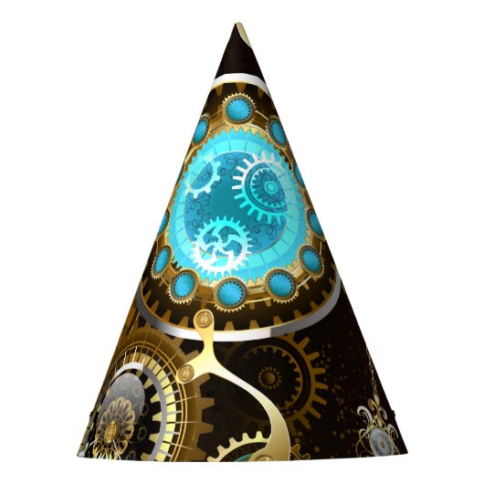 Chapeaux De Fètes Steampunk Rusty Background (Devant)