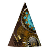 Chapeaux De Fètes Steampunk Rusty Background (Gauche)