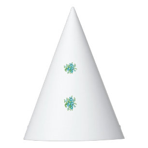 Chapeaux De Fètes Style Décoratif, Crème Menthe, Bleu Fontaine, Turq