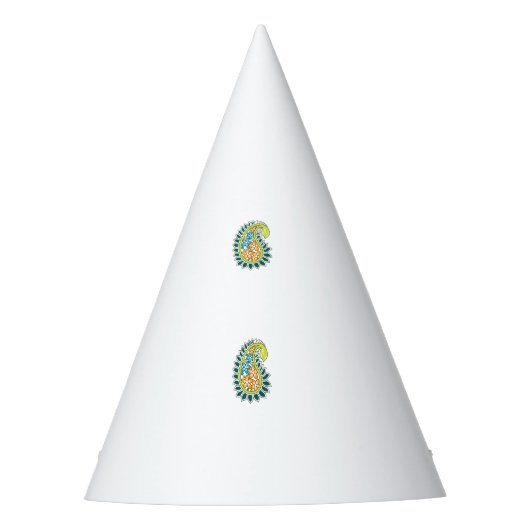 Chapeaux De Fètes Style Décoratif, Vert Bleu Foncé, Bataille (Devant)