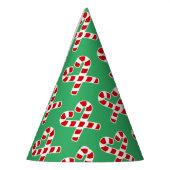 Chapeaux De Fètes Sucre de canne mignon Noël fête papier cône casque (Gauche)