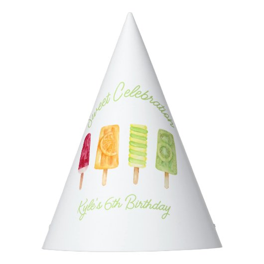 Chapeaux De Fètes Summer Popsicle fête d'anniversaire (Devant)