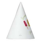 Chapeaux De Fètes Summer Popsicle fête d'anniversaire (Gauche)