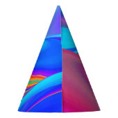 Chapeaux De Fètes Summerfeel, Rainbowart 3D Abstrait (Dos)