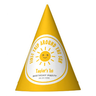 Chapeaux De Fètes Sunshine Premier Voyage Autour Du Soleil Premier A