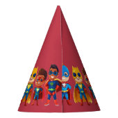 Chapeaux De Fètes super anniversaire de héros (Dos)