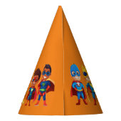 Chapeaux De Fètes super anniversaire de héros (Dos)