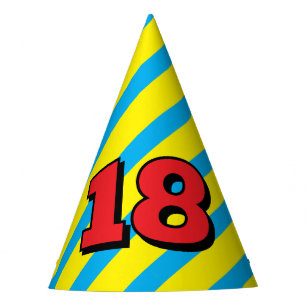 Chapeaux De Fètes Super fête d'anniversaire surprise 18 ans