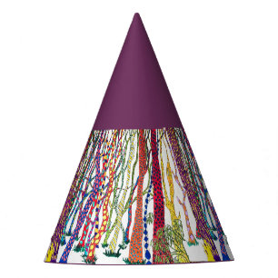 Chapeaux De Fètes super fun fou forêt aquarelle