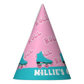 Chapeaux De Fètes Super Retro Rainbow Roller Patinage Anniversaire (Gauche)