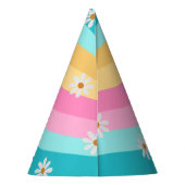 Chapeaux De Fètes Super Retro Rainbow Roller Patinage Anniversaire f (Dos)