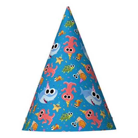 Chapeaux De Fètes Super simple | Finny Shark Confetti Anniversaire (Devant)