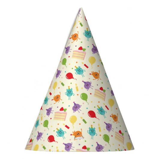 Chapeaux De Fètes Super simple | Motif de gâteau d'anniversaire (Gauche)
