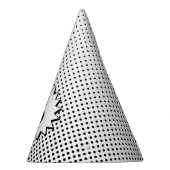 Chapeaux De Fètes Superhero Dot Comic - Editable Age Speech Buble (Droite)