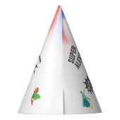 Chapeaux De Fètes Superhero Extraordinaire Unique Garçon Fabuleux (Dos)