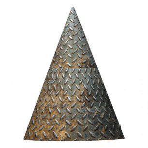 Chapeaux De Fètes Surface métallique, arrière - plan de texture réfl