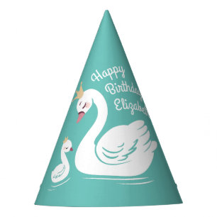 Chapeaux De Fètes Swan 1er anniversaire Baby shower
