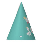 Chapeaux De Fètes Swan 1er anniversaire Baby shower (Gauche)