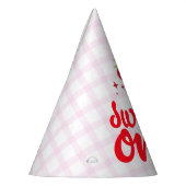 Chapeaux De Fètes Sweet One Aquarelle fraise Premier Anniversaire (Gauche)