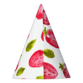 Chapeaux De Fètes Sweet One Strawberry Premier anniversaire (Dos)