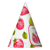 Chapeaux De Fètes Sweet One Strawberry Premier anniversaire (Gauche)