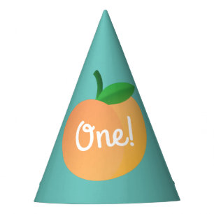 Chapeaux De Fètes Sweet Peach Cute Fruit 1er Anniversaire Thème de