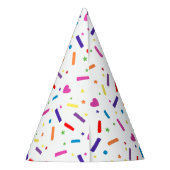 Chapeaux De Fètes Sweet Sprinkle thème de fête d'anniversaire (Dos)