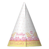 Chapeaux De Fètes Sweet Whimsical 5e Casquette de fête d'anniversair (Dos)